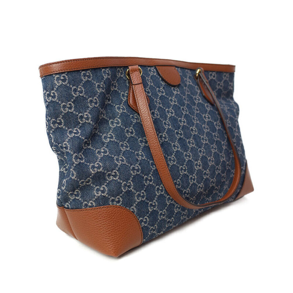 Gucci Tote Denim GG Bag Ophidia